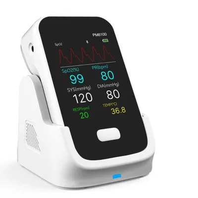 HUIYI Portable Handheld Patient Monitor with 6 Parameters Cardiac ICU Vital Signs Electric Power Source CE Certified on Sale