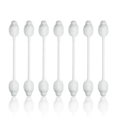 42/55/65PCS Organic Fragrance and Chlorine-Free Kids Baby Cotton Swab Paper Cotton Buds for Baby Care