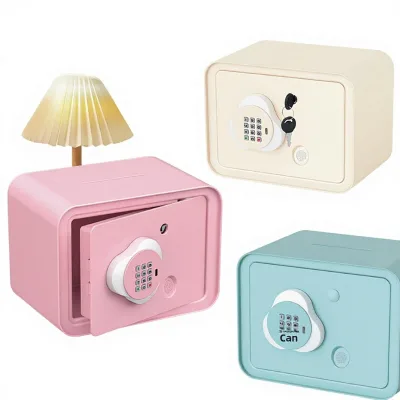 New Style Children's Safe Money Box Large Capacity Extra Large Password Fingerprint Unlock Smart Plastic Saving Jar