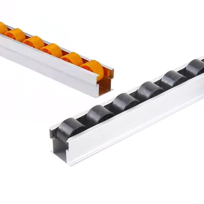 Aluminium Placon Conveyor Roller Track System Fluent Strip for Flow Rack System/Sliding Shelf System