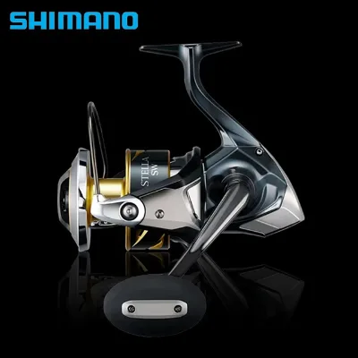 Japan Quality 26 STELLA SW Big Spool Spinning Reel High Gear Ratio Right Hand Magnesium Alloy River & Lake Fishing Wheel