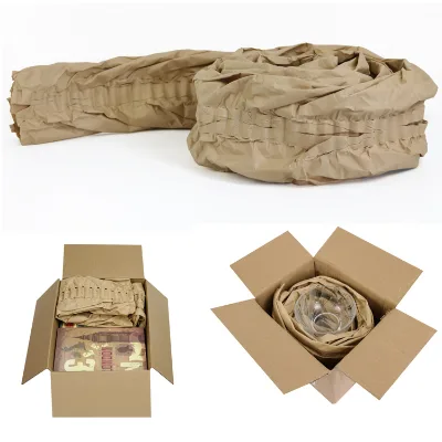 Factory Direct Void Fill Kraft Paper Cushion Pad Roll for Packaging