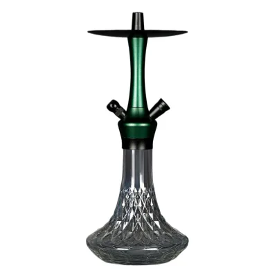 Medium Size Aluminium Alloy Hookah Shisha Glass Base Color Box Package