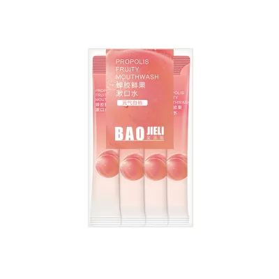 Probiotic Propolis Portable Lemon Flavored Mouthwash Strips Disposable Fresh Breath Oral Cleaning Boxed Wholesale