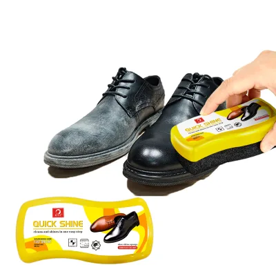 Hot Sale Cheap Nourishing  Instant Leather Care Products Leather Shine Shoe Shine Sponge Wax Polish Wholesale Shoe Polish