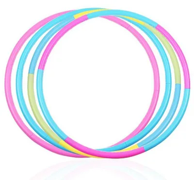 IRONHAWK Wholesale  Plastic Hula Ring Yoga Hoop Best Selling Slimming Body Hula Manufacturer Best Weighted Hoops Ring for Kids