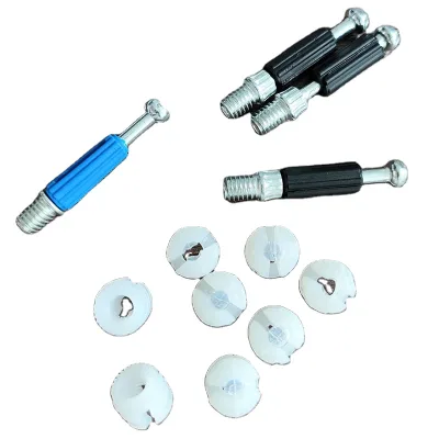 Thickened tensile resistant three-in-one connector eccentric wheel furniture fastener cabinet quick-installation screw