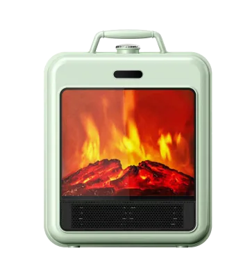 High Quality Oem High Temperature Warm Bladeless Camping Tent Home Desk Mini Portable Electric Ptc Fan Heater