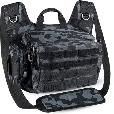 Large Capacity Durable Nylon Water Proof Fishing Bag with Boxes for Saltwater