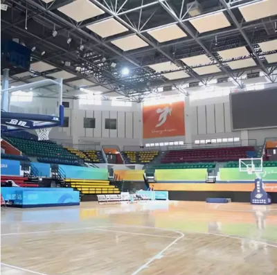 Prefabricated Steel Frame Sports Indoor Club Facility with 1 Year Warranty and 41-80mph Wind Resistance