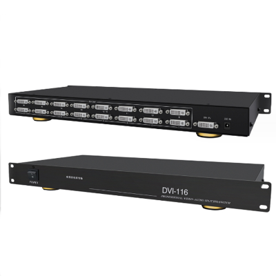 4K 1080P@60 DVI Multiscreen Display  1 Input 16 Output 1X8 DVI Distribution