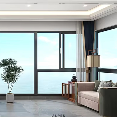 Made in China Custom Waterproof Insulated Hurricane Resistant White Aluminum Double Glazed Windows for Schools and Apartments