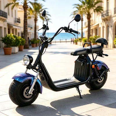 3Plus HR2-2 Electric Citycoco for 2000W 60V Lithium Battery 60-80kg Load Capacity