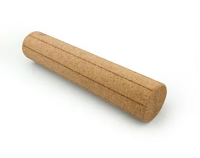 New Design Natural Cork Muscle Yoga Roller Body Massager for Fitness Use