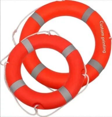 2.5KG Plastic Marine Lifebuoy Ring High-Density Polyethylene Life Saver for Ships