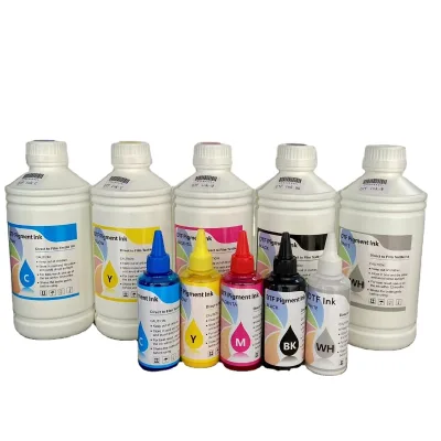 Hot Sale 100ml/500ml/1000ml/bottle DTF Digital Textile Pigment Ink Transfer Ink Color Ink for Epson Printer
