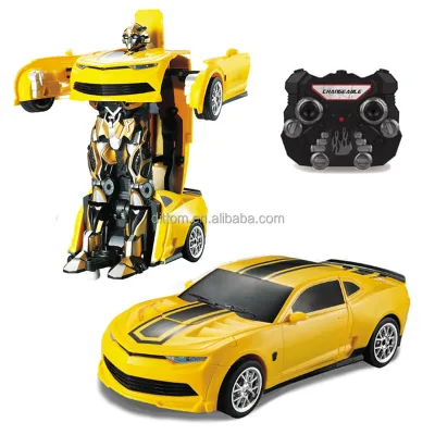 2In1 RC Deformation Robot Car 2.4G Funny Smart Robot One Button Deformed Racing Vehicle