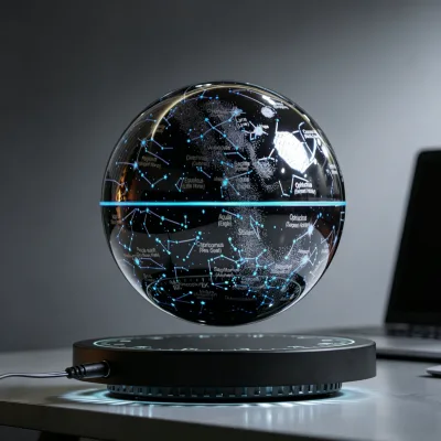 Magnetic Levitation Sphere Constellation TableLamp LED Plug-in Floating Globe Starry Night Light For Astronomy Lovers
