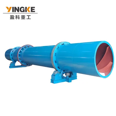 Large Rotary Drum Dryer for Bentonite Powder Drying with Dispersing Device and Dust Removal System Rotary Drum Dryer