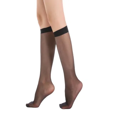 Factory Direct Sales White Anti Embolism Stockings 15-21mmHg Light Pressure Breathable Anti-slip German-machine Made Socks