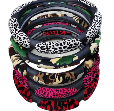 Sports Steering Wheel Cover Warm and Sweat Absorbing Steering Wheel Cover Colored Universal Steering Wheel Cover