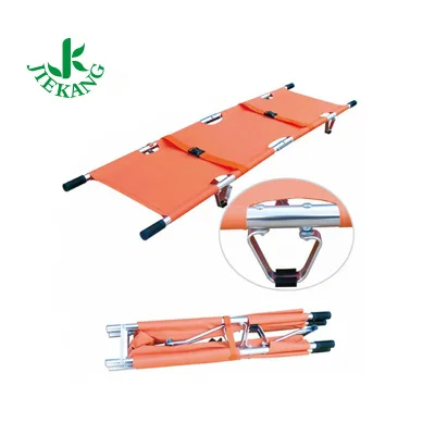 Wholesale Durable Aluminum Alloy Oxford Fabric Medical First Aid Folding Stretcher