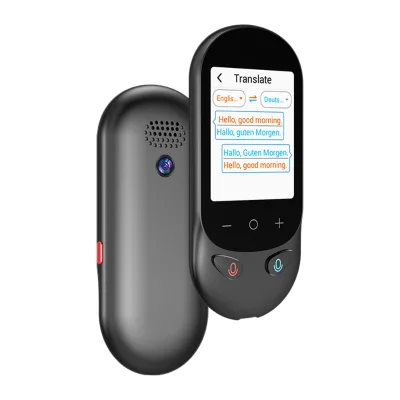 Mini Instant Voice Translator with Camera for Photo & Speech Translation Android Color Display 136 Languages