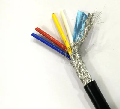 3 Core RVVP Braided Shielded Copper Conductor Instrumentation Cable PVC Insulated Flexible Control Electric Cable