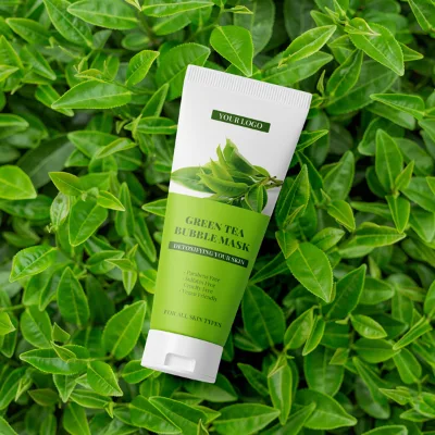GMPC Customized Ingredient Organic Exfoliating Green Clay Face Mask for Acne