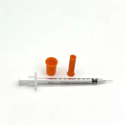 Hot-Selling EO Sterile Insulin Syringes Medical Veterinary Use 0.5ML/1ML Luer Slip Lock for Hospital and Diabatic Use