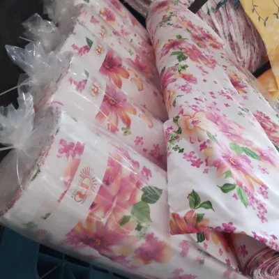 Wholesale Home Textile Soft 100% Polyester Bedding Luxury Bedsheet Comforter Cover Set for Sofa Furniture Upholstery Fabric