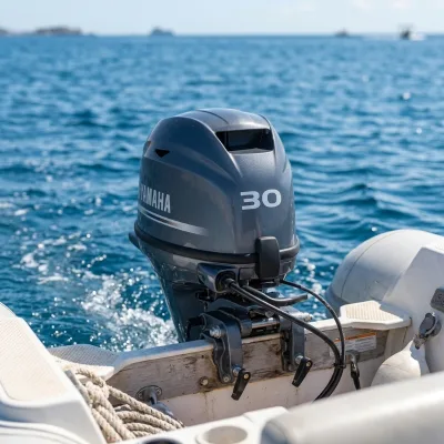 Durable 30HP 4-Stroke Gasoline Outboard Engine Electric Start Marine Motor Fuel Efficient Fishing Vessel Propulsion Power Unit