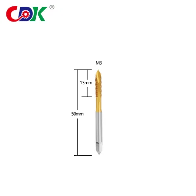 Durable Multifunctional Apex Tap M3 M4 M5 M6 M8 M10 M12 Fine Thread HSS Titanium Coated Full Ground Thread Forming Taps