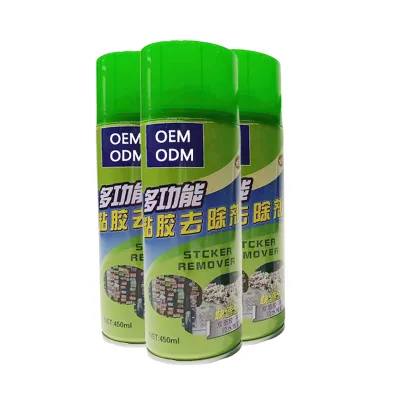 Deep Cleaning 450ml High Efficient Pu Foam/Silicone Sealant/Adhesive Glue Remover Spray