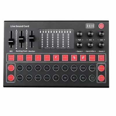 Hot Selling M9 Professional USB Sound Card for Live Streaming and Computer Recording