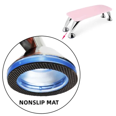 Hot Sale Leather Nail Salon Tech Table Acrylic Nail Art Pillow Luxury Hand Rest Cushion Manicure Nail Arm Rest