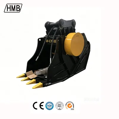 Multifunctional Crushing Bucket High Quality Jaw Crusher Bucket Stone Rock Crushing Bucket for 10-22 Ton Excavator Attachments
