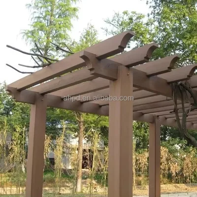 Wholesale Popular Grape Trellis Landscape Engineered Arbours Long Life Span Gazebo High Quality Grid WPC Pergola