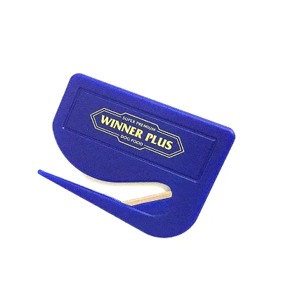 Good Quality Promotion Gift Plastic Letter Opener With Stainless Steel Blade