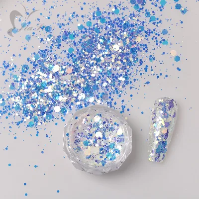 Wholesale Nail Sequins Accessories Octagonal Sequin Nail Art Sticker