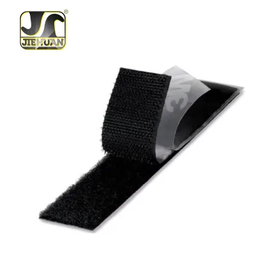 Industrial Strength Self Adhesive Hook Loop Fastener Heavy Duty Storage Tape for Tactical Gear Fabric PVC Nylon Fastening Strip