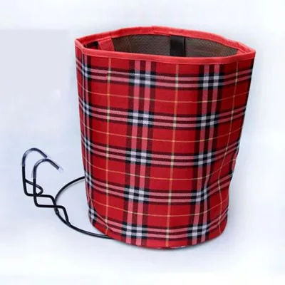 High Quality Pet Cat Dog Carrier Frame Bag Bicycle Front Basket Folding Removable Bike Handlebar Basket