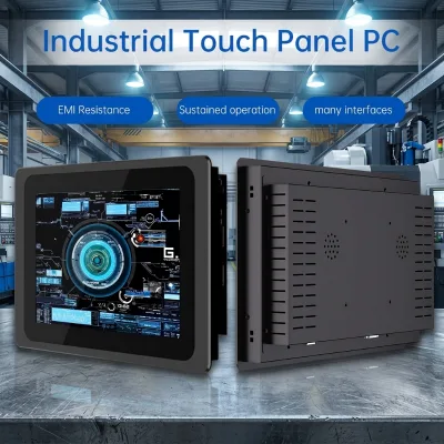 Industrial Panel PC Waterproof Dustproof IP65 Wide Temp 10/12/15/17/19" Touch Android/Windows SSD 24/7 Factory Harsh Env