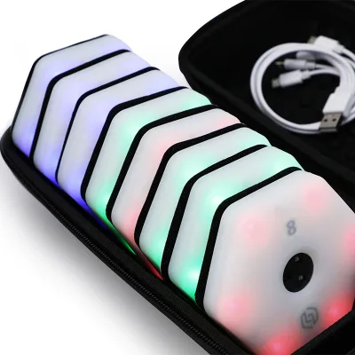 Wholesale Smart Wireless Reaction Training Light 8 Pods APP Control Speed Agility Reflex Multi Sport Football Fitness Equipment
