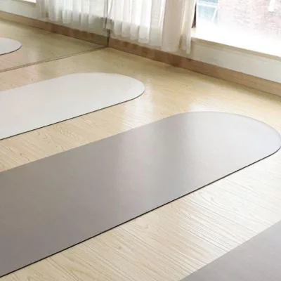 Professional PU Yoga Mat, Strong Anti-slip & Wear-resistant, Sweat-resistant, Shock-absorbing & Easy to Clean for Sports