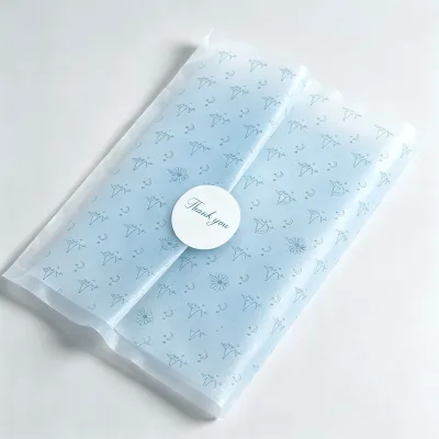 Customized Logo Packaging Paper Wrapping Sheets 50x80cm Black&White Wax-Coated for Clothes/Shoes & Craft/Packaging