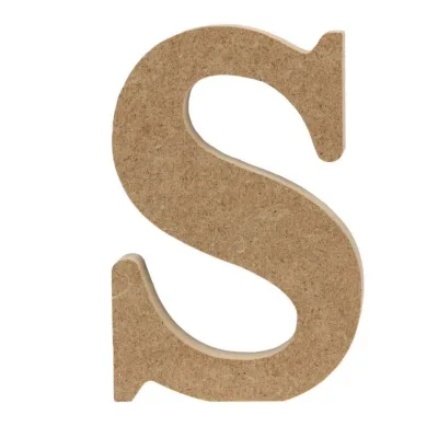 Natural Polished MDF Wooden Decorative Alphabet Letters for DIY Crafts Home & Valentine's Day Love Theme Decorations