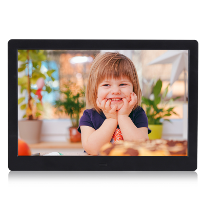 Modern Design 12 Inch Full HD Portaretratos Digitales 250cd/m² Play Pictures for Dorm Room