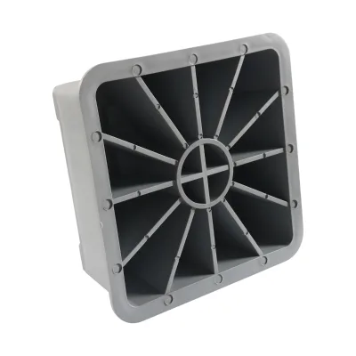 10"* 10" Gray Heavy Duty RV Leveling Block Pad 25 * 25 cm Levels RV by Compensating for Uneven Ground Under Jacks or Feet
