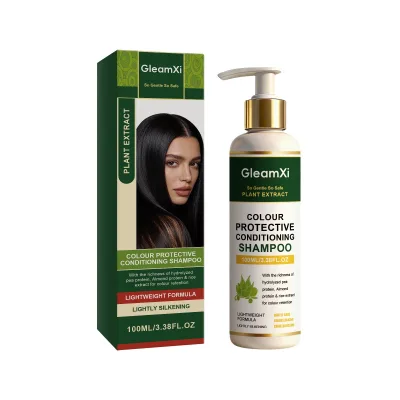 OEM/ODM Custom Color Protective Moisturizing Shampoo Plant Extract Cleansing for Smoothing Refreshing Herbal Hair Shampoo